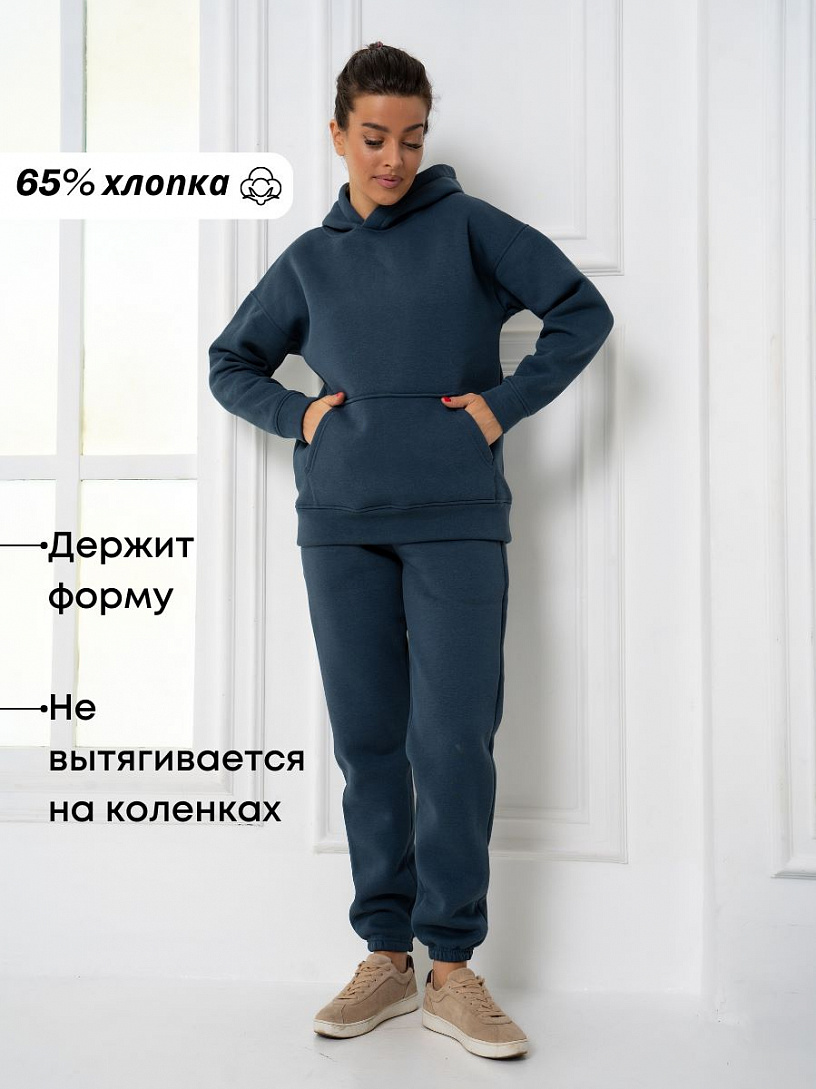 Костюм оверсайз (начес)_333/серый